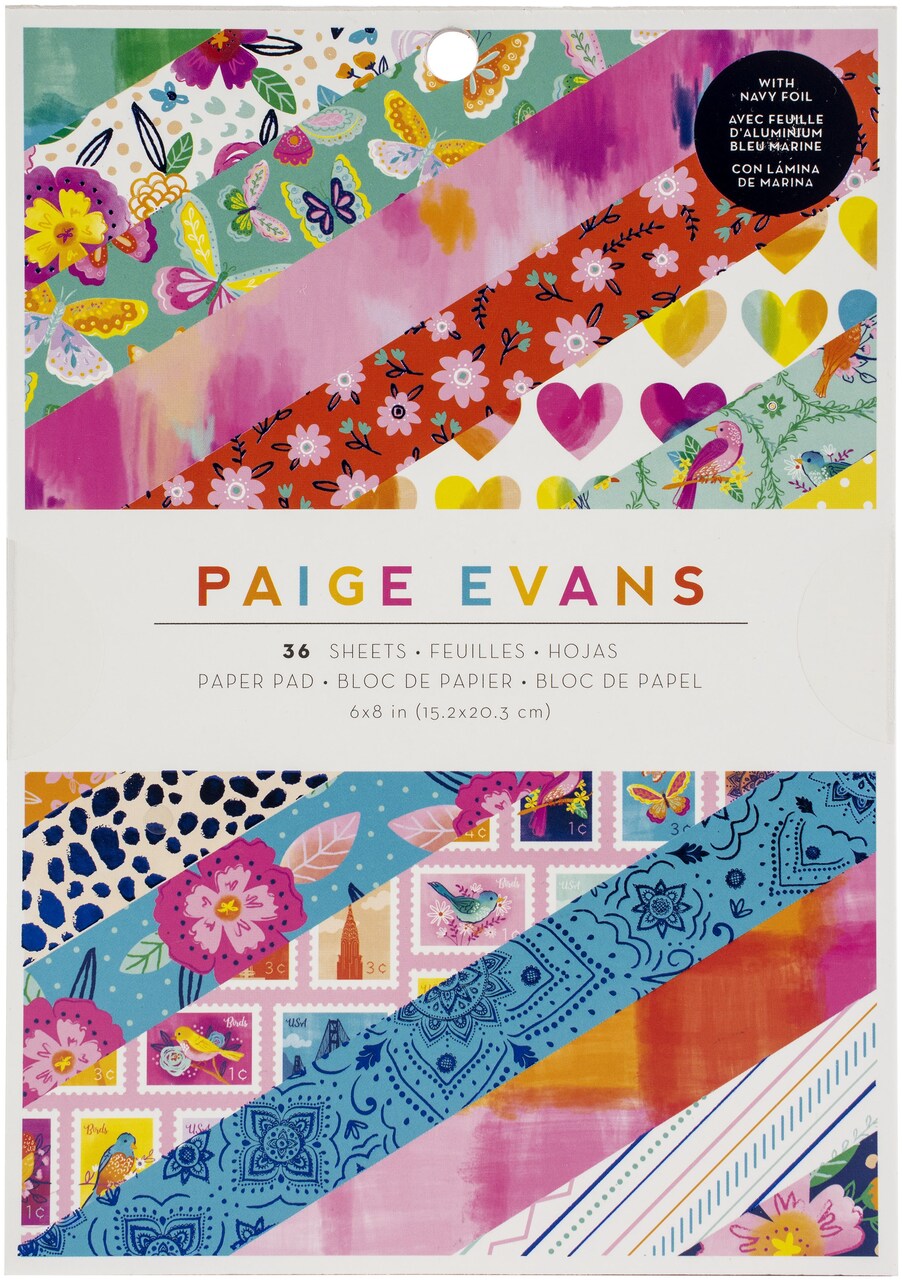 Paige Evans Single-Sided Paper Pad 6"X8" 36/Pkg-Go The Scenic Route